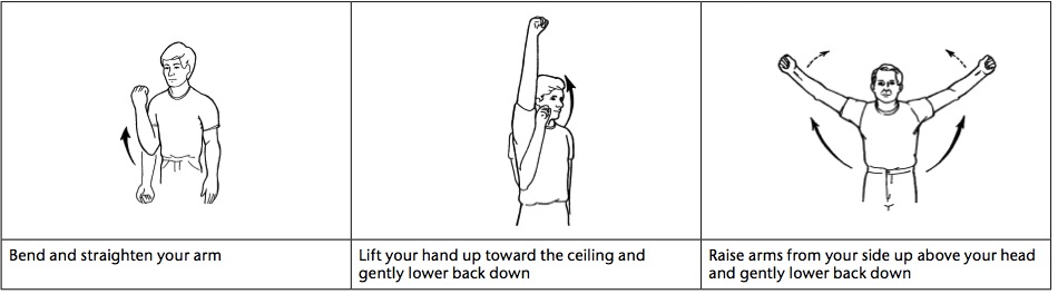 Exercises with limited mobility