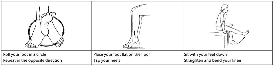 Exercises with limited mobility